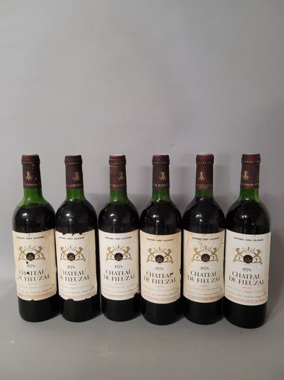 12 blles Ch. DE FIEUZAL Graves 1978