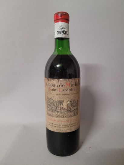 1 blle Ch. DE MARBUZET Saint-Estèphe SM