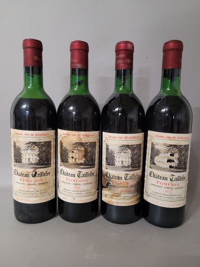 4 blles Ch. TAILLEFER Pomerol 1970