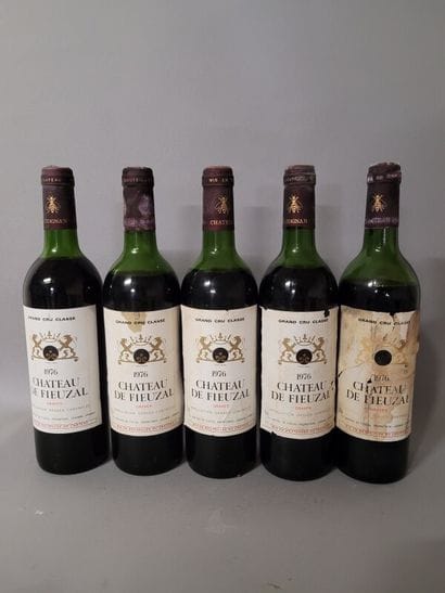 10 blles Ch. DE FIEUZAL Graves 1976