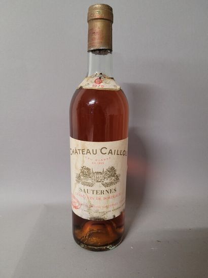 1 blle Ch. CAILLOU Sauternes 1975 - Bas goulot,...
