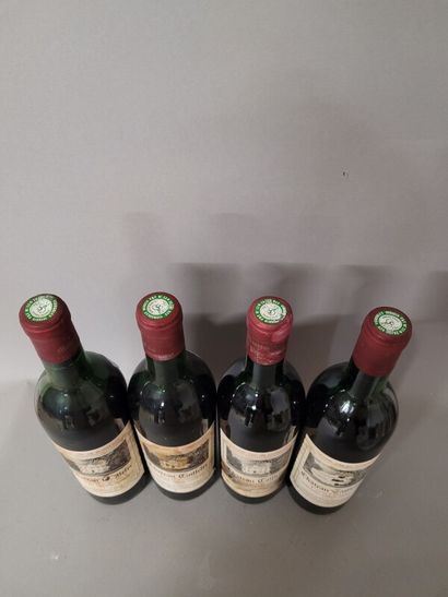 4 blles Ch. TAILLEFER Pomerol 1970