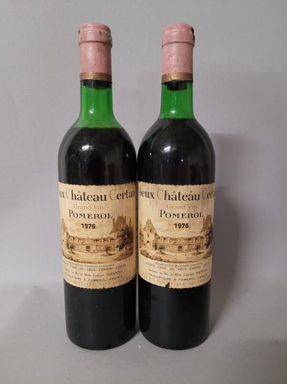 2 blles VIEUX CHATEAU CERTAN Pomerol 197...
