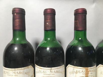 13 blles Ch. MARGAUX Margaux 1972 - 7 mi-épaule...