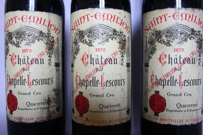 3 blles Ch. LA CHAPELLE-LESCOURS Saint-Emilion...