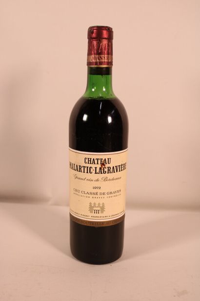 1 blle Ch. MALARTIC-LAGRAVIERE Graves 1972...