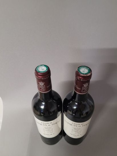 2 blles Ch. MARQUIS DE TERME Margaux 200...
