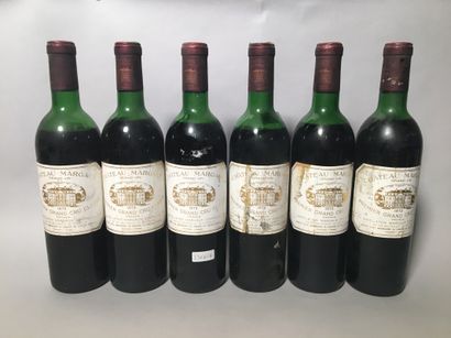 13 blles Ch. MARGAUX Margaux 1972 - 7 mi-épaule...
