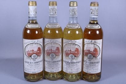 4 blles Ch. CARBONNIEUX Pessac-Léognan 1991...