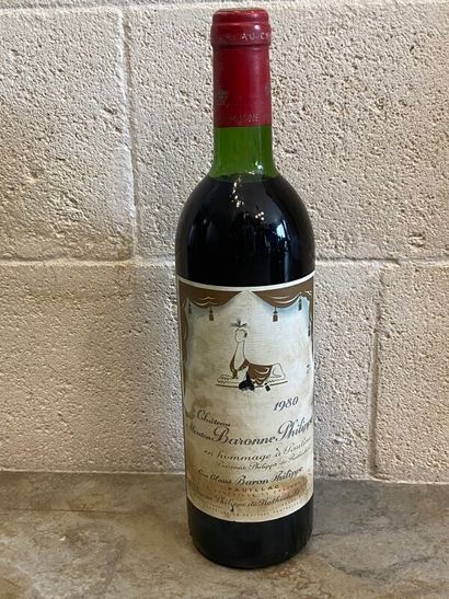 1 blle Ch. BARONNE PHILIPPE - Pauillac 1980...