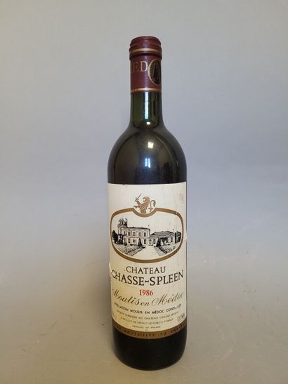 1 blle Ch. CHASSE-SPLEEN Moulis-Médoc 1986...