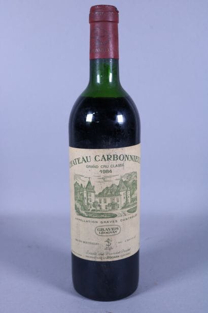 1 blle Ch. CARBONNIEUX Graves 1984 - haute...