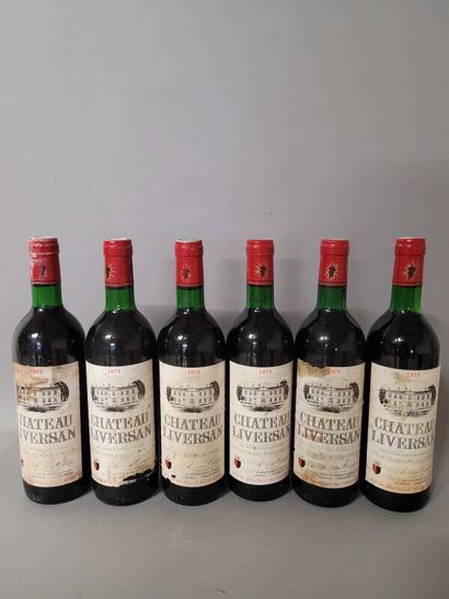 12 blles Ch. LIVERSAN Haut-Médoc 1973