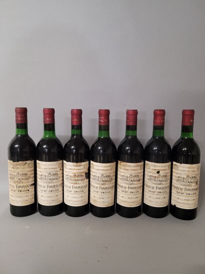 7 blles Ch. FONPLEGADE Saint-emilion 197...