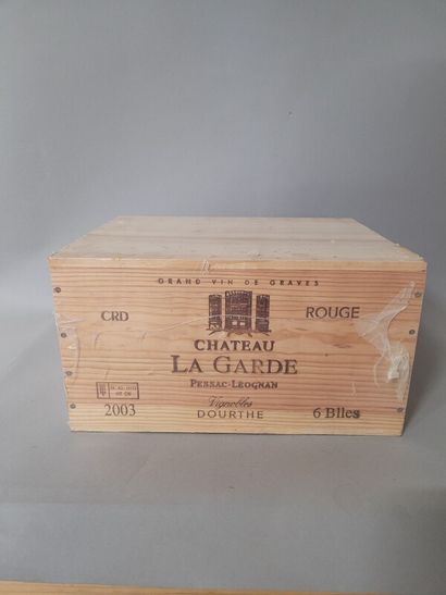 6 blles Ch. LA GARDE (rouge) Pessac-Léognan...