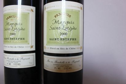 2 blles MARQUIS DE SAINT-ESTEPHE Saint-Estèphe...