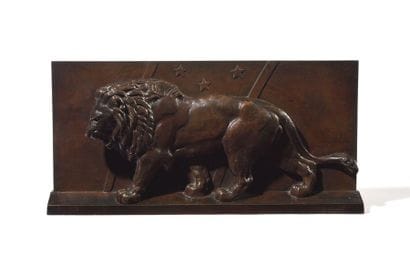 Lion de la colonne de juillet Relief, épreuve...