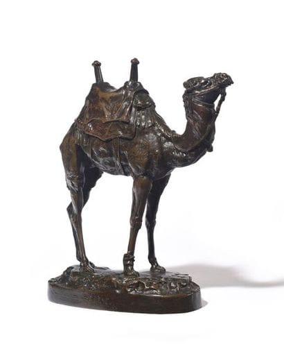 A-L BARYE	 Dromadaire harnaché d’Égypte Épreuve...