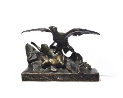 Dans le goût d’Antoine Louis BARYE		 Aigle...