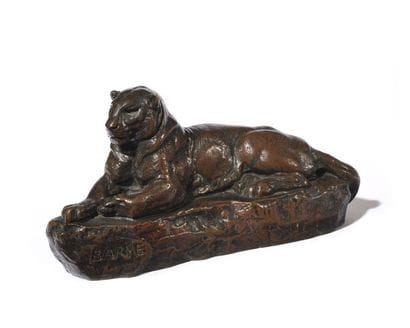 Panthère de l’Inde N°2 Épreuve en bronze...
