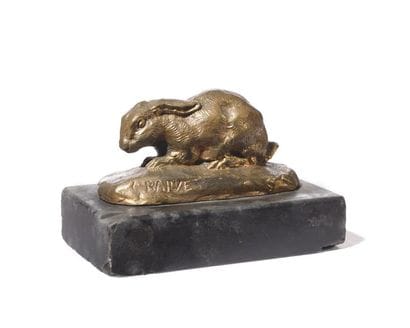 Lapin oreilles couchées (terrasse naturaliste)...