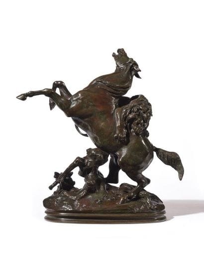 Cheval surpris par un lion (seconde version)...