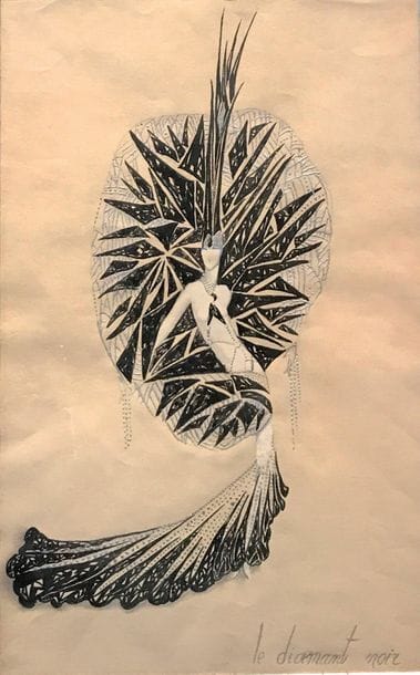 CHARLES GESMAR (1900-1928) « Le Diamant Noir...