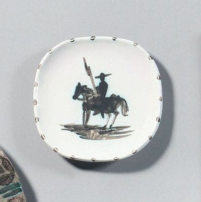 PABLO PICASSO (1881-1973) « Picador » Assiette...