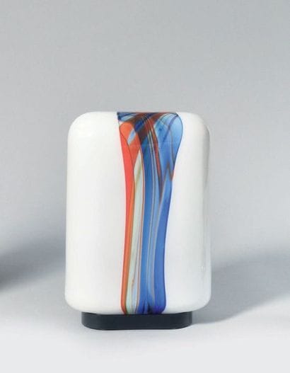 MISSONI Lampe borne en verre soufflé blanc...