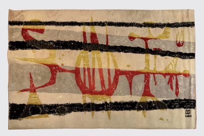 MARC SAINT-SAENS (1903-1973) TAPIS de Leers...