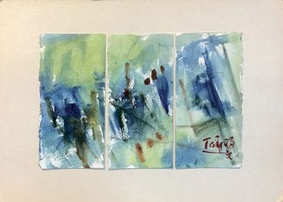 T’ANG HAYWEN (1927-1991) Sans titre, 1990...