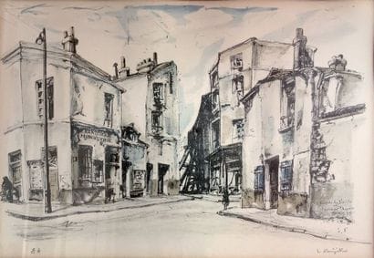 TSUGUHARU FOUJITA (1886-1968) Rue de la Santé...