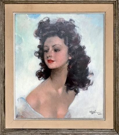 JEAN GABRIEL DOMERGUE (1889-1962) Portrait...