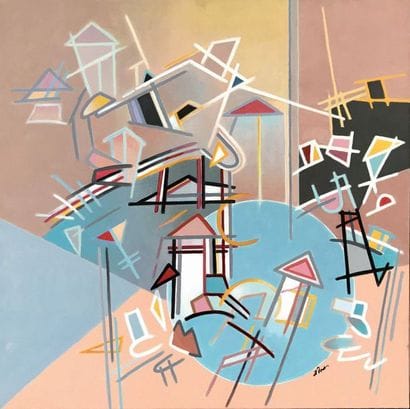 ANGELO DONA (Né en 1939) Avenir Acrylique...