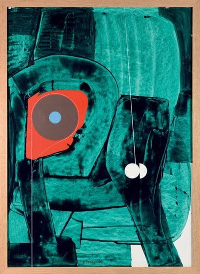 XAVIER ZEVACO (1925-2004) Sans titre Acrylique...