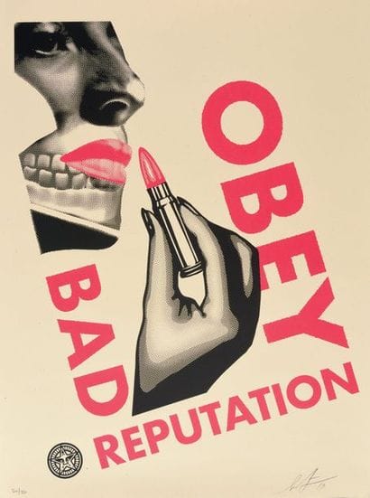SHEPARD FAIREY (Né en 1970) Bad Reputation...