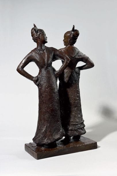 ANNA QUINQUAUD (1890-1984) SUSSE FRERES Fondeur...