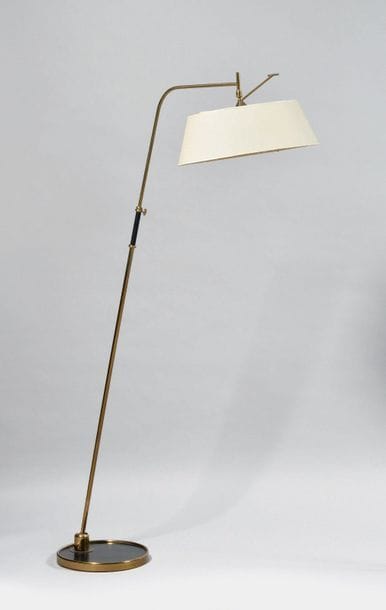 MAISON LUNEL Lampadaire à base lestée circulaire,...