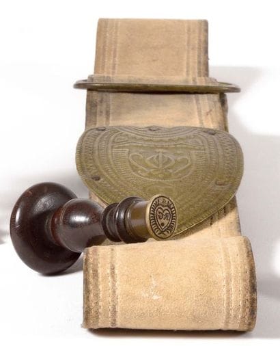 Ceinture de Capitaine de paroisse de la région...