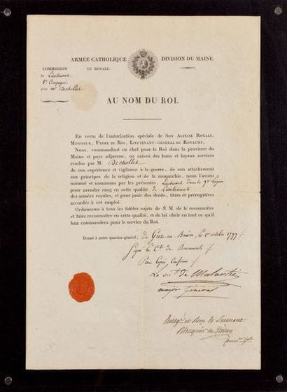Armee catholique et royale – division du...