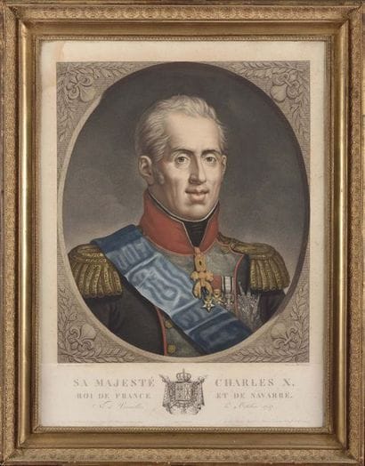 BUGUET, d’après. « Sa Majesté Charles X Roi...