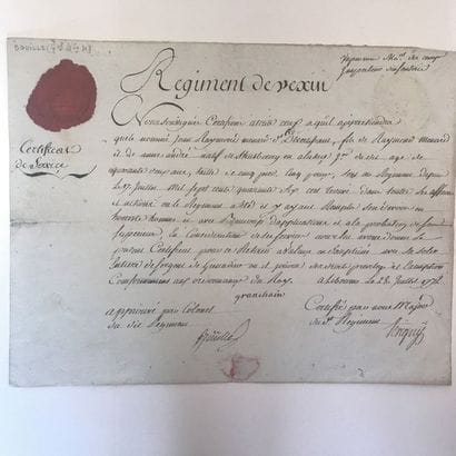 BOUILLÉ (François-Claude-Amour de). Visa...