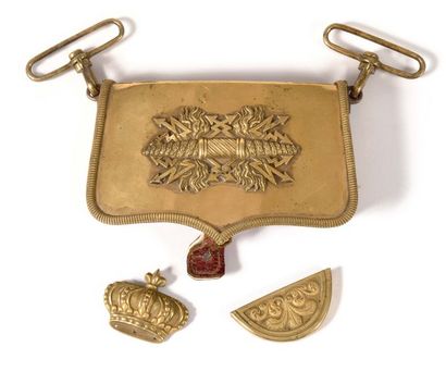 Coffret de giberne de gendarme de la Maison...
