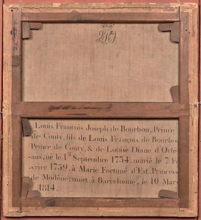 École Française vers 1790 « Portrait de Louis...