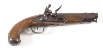 Pistolet d’arçon révolutionnaire à silex....