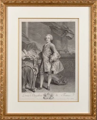 TOCQUE et VAN LOO, d’après. « Louis et Marie-Josèphe...
