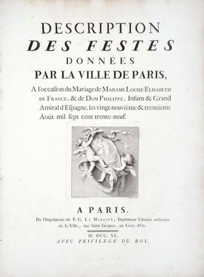 [LOUISE-ELISABETH DE FRANCE] Description...