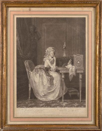 Anton HICKEL, d’après. « La Reine Marie Antoinette...