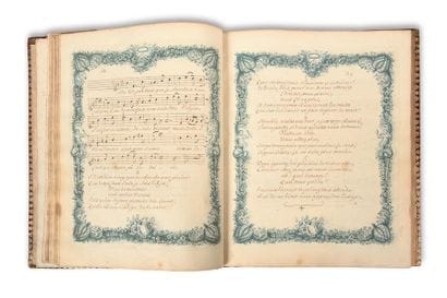 MUSIQUE. – MANUSCRIT intitulé « Recueil d’airs...