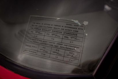 1981FERRARI 308 GTSI
Numéro de série ZFFAA02A5B0034771

Peinture...